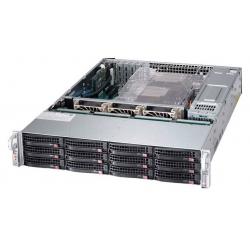  Сервер Supermicro 6028R-E1CR12L 2x E5-2630L V3, 64GB, LSI 9361, 12x LFF, 2x 920W, бывший в эксплуатации