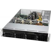 Сервер Supermicro MBD-X12DPL-i6 - 2 x Intel Xeon Silver 4309Y, (8/16core), 128Gb DDR4, CSE-LA25TQC-R609LP 2U, Raid Intel C621, 8 LFF, 2xPS 650W, рельсы