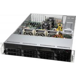 Сервер Supermicro MBD-X12DPL-i6 - 2 x Intel Xeon Silver 4309Y, (8/16core), 128Gb DDR4, CSE-LA25TQC-R609LP 2U, Raid Intel C621, 8 LFF, 2xPS 650W, рельсы