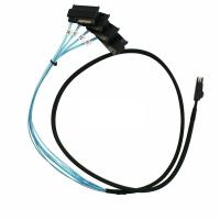 Кабель Mini SAS SFF-8087 на 4 SAS SFF-8482 с питанием 15pin SATA