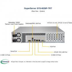 Сервер Supermicro SYS-6029P-TRT 2x Intel Xeon Gold 6134, 64Gb DDR4, 2U, 8 LFF, 2xPS 1000W, рельсы