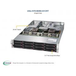 Сервер Supermicro 6029U-E1CRT 2x Intel Xeon Gold 6226R, 64Gb DDR4, 2U, 12 LFF, 2xPS 1000W, рельсы