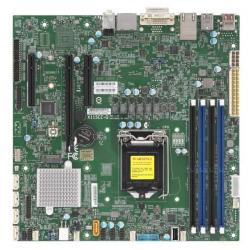 Сервер Supermicro MBD-X11SCZ-Q 1xIntel Core I5-8600 8Gen 3.1-4.3GHz (6core), 16Gb DDR4, 4Tb HDD Seagate, 1Tb SSD NVME S220 Transcend Powerman BA-831BK Tower, 5 LFF, 1xPS 600W